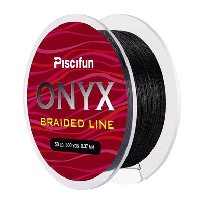 piscifun braided fishing line with teflon-coating for high abrasion resistance 