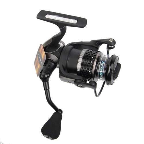 ecooda black hawk II fishing reel for saltwater and freshwater with high strength aluminum body and spool