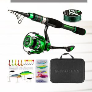 ‎Stainless Steel, Carbon Fiber ‎Spinning Fishing Combo