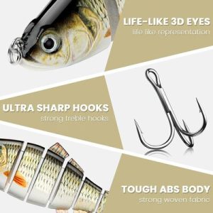 Bass Fishing Lure for Freshwater and Saltwater