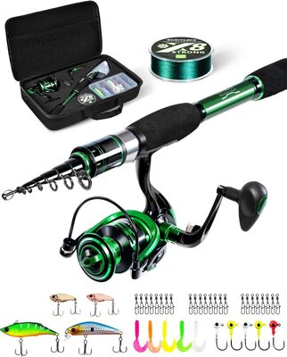 ‎Full Fishing Kit with Carrier Case